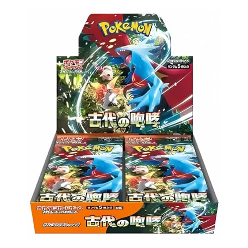 Ancient Roar Japanese Pokemon Booster Box (30 Packs) | Scarlet & Violet Set | Pokémon Trading Cards | 30 Booster Packs | TCYM authenticated | Pokemon TCG Pack | Japanese Paradox Rift | von That Chunky Yellow Mouse