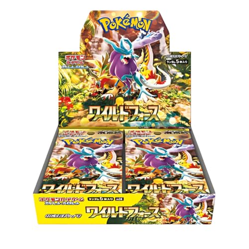 Wild Force Japanese Pokemon Booster Box (30 Packs) | Scarlet & Violet Set | Pokémon Sammelkarten | 30 Booster Packs | TCYM authentifiziert | Pokemon TCG Pack | Japanese Temporal Forces von That Chunky Yellow Mouse