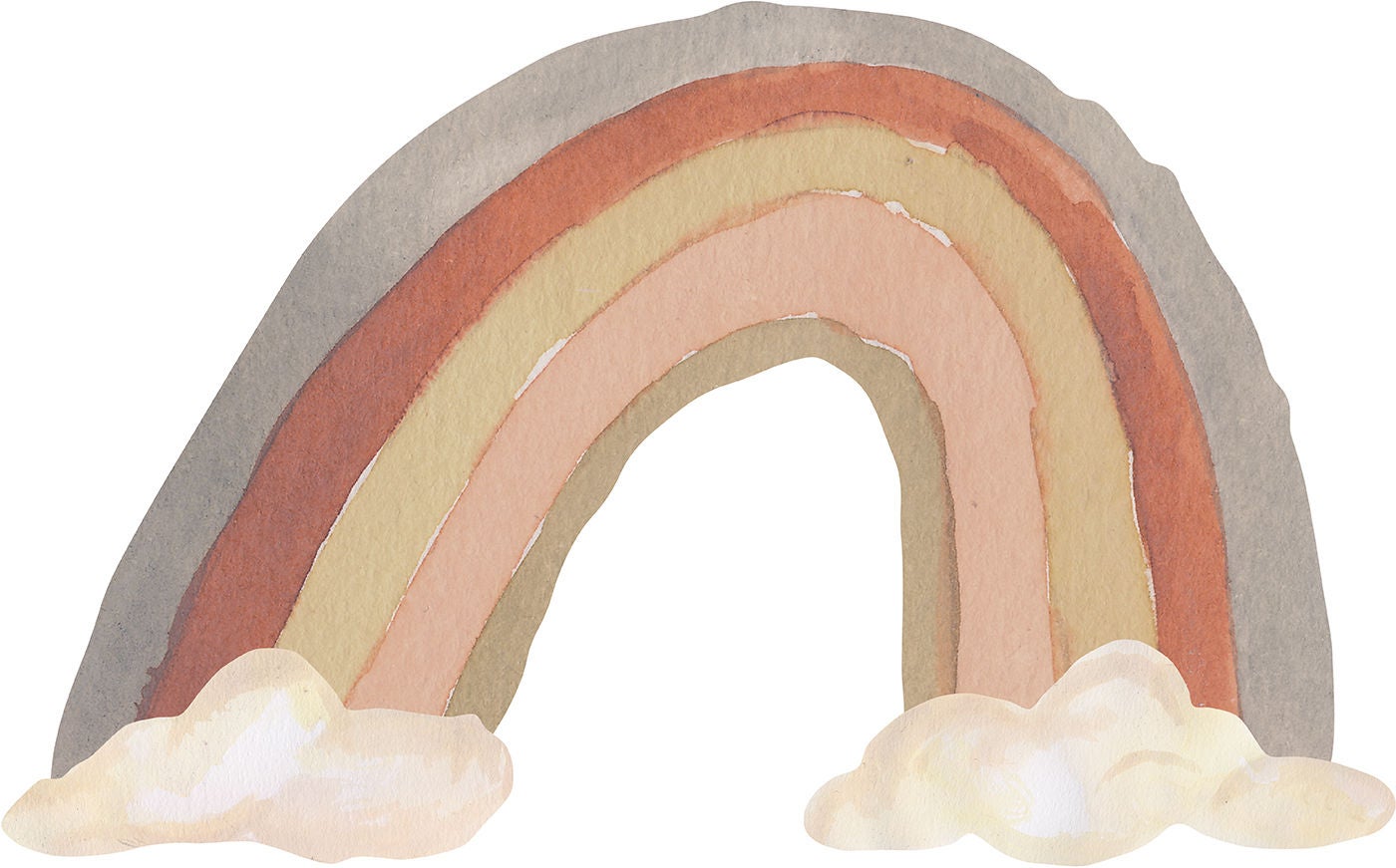 That's Mine Wallsticker Rainbow Large, Grey Tones von That's Mine