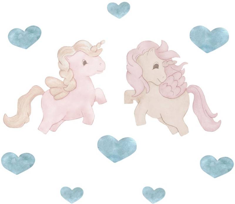 That's Mine Wandaufkleber Unicorn Twins, Rose von That's Mine