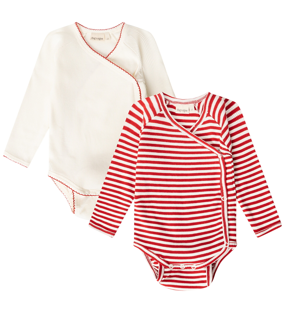 That's Mine Wickelbody l/ä - Juma - 2er-Pack - Erlösen Stripe - Thats Mine - 50 - Body L/Ä That's Mine Wickelbody l/ä - Juma - 2er-Pack - Erlösen Stripe - Thats Mine - 50 - Body L/Ä von Thats Mine