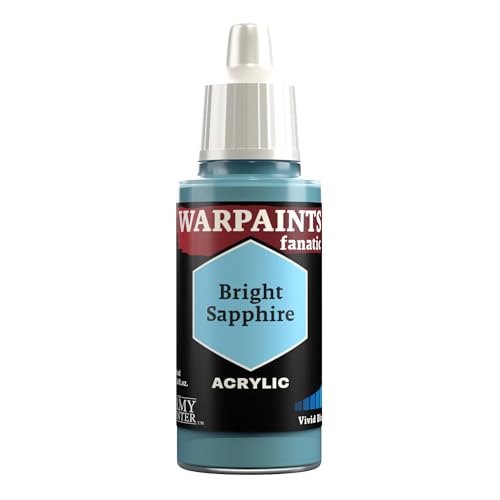 The Army Painter Blue Warpaints Fanatic Acrylfarben, 18 ml (heller Saphir) von The Army Painter