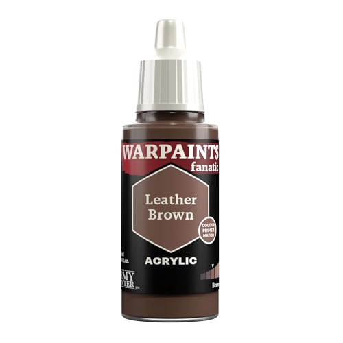 The Army Painter Browns & Neutrals Warpaints Fanatic Acrylfarben, 18 ml, Lederbraun von The Army Painter