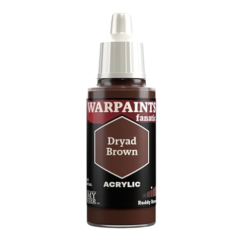 The Army Painter Browns & Neutrals Warpaints Fanatic Acrylfarben, 18 ml (Dryad Brown) von The Army Painter