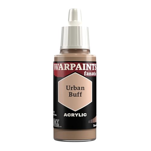 The Army Painter Browns & Neutrals Warpaints Fanatic Acrylfarben, 18 ml (Urban Buff) von The Army Painter