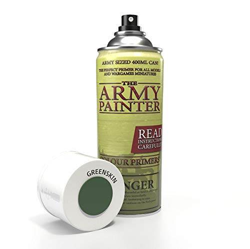 The Army Painter – Colour Primer - Greenskin | 400ml | Acryl-Spray | Grundierung | für Modellmalerei von The Army Painter