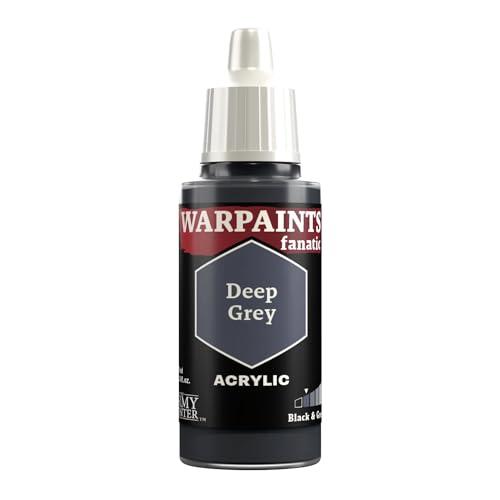 The Army Painter Deep Grey Warpaints Fanatic Acrylfarbe, 18 ml von The Army Painter