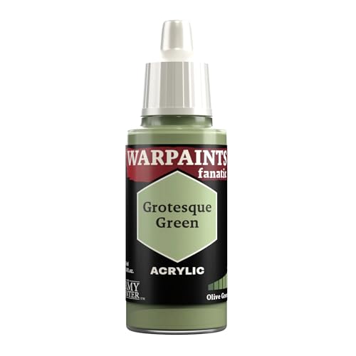 The Army Painter Greens Warpaints Fanatic Acrylfarben, 18 ml, Grotesque Green von The Army Painter