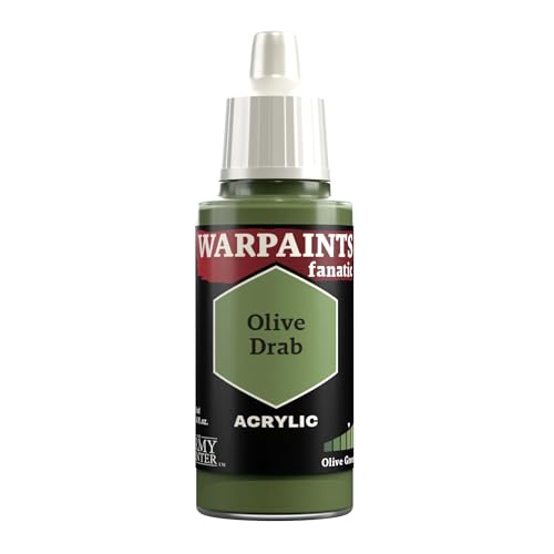 The Army Painter Greens Warpaints Fanatic Acrylfarben, 18 ml, Olivgrün von The Army Painter