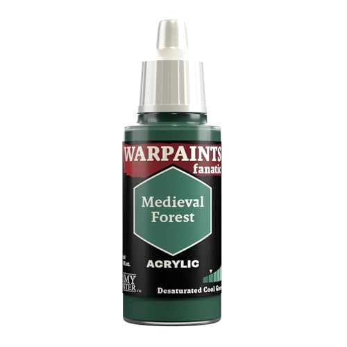 The Army Painter Greens Warpaints Fanatic Acrylfarben, 18 ml (Mittelalterlicher Wald) von The Army Painter