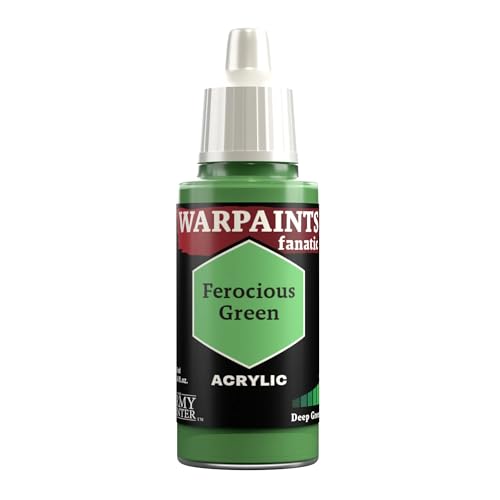 The Army Painter Greens Warpaints Fanatic Acrylfarben, 18 ml (wildes Grün) von The Army Painter