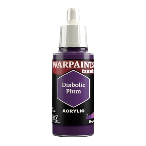 The Army Painter Pinks & Purples Warpaints Fanatic Acrylfarben, 18 ml, Diabolic Plum von The Army Painter