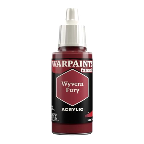 The Army Painter, Warpaints Fanatic Wyvern Fury Single Acrylics, Miniatur-Hobby-Malerei, Qualitätsfarbe für Miniatur-Wargaming von The Army Painter