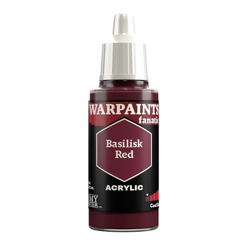 The Army Painter Reds Warpaints Fanatic Acrylfarben, 18 ml (Basilisk Red) von The Army Painter