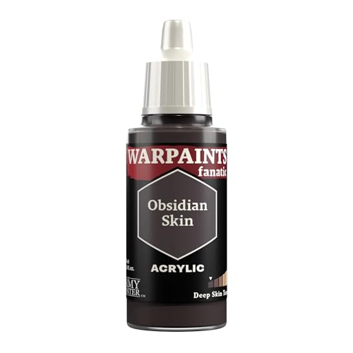 The Army Painter Skin Tones Warpaints Fanatic Acrylfarben, 18 ml (Obsidian Skin) von The Army Painter