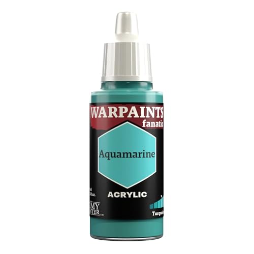 The Army Painter Teals & Turquoises Warpaints Fanatic Acrylfarben, 18 ml, Aquamarin von The Army Painter