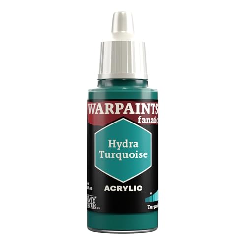 The Army Painter, Warpaints Fanatic Hydra Turquoise Single Acrylics, Miniature Hobby Painting, Quality Paint for Miniature Wargaming von The Army Painter