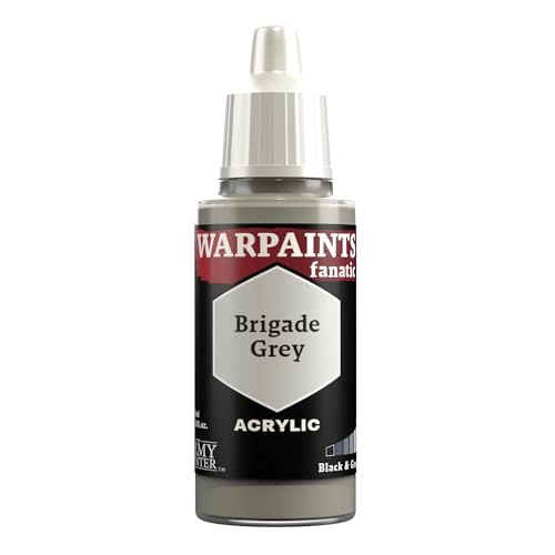 The Army Painter Warpaint Fanatics Brigade Grey Acrylics Miniature Hobby Painting for Miniature Figures Quality Paint for Miniature Wargaming von The Army Painter