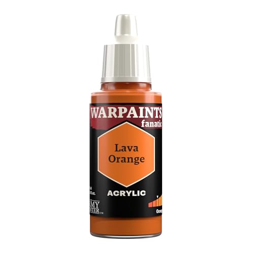 The Army Painter Yellows & Oranges Warpaints Fanatic 18 ml Acrylfarben (Lava Orange) von The Army Painter