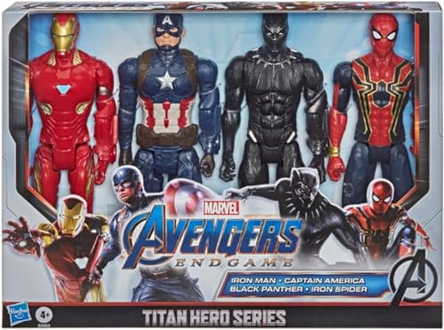 Iron Man , The Avengers Marvel Endgame Titan Hero Series Actionfigur 4er Pack von AVENGERS