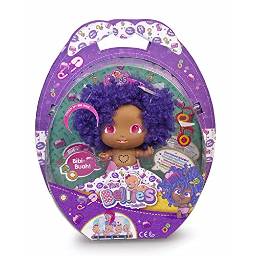 The Bellies From Bellyville Bibi-Buah, Afro, gelocktes Haar, Violett, Bellie Rapero, Geschenk (Famosa 700015797) von The Bellies From Bellyville