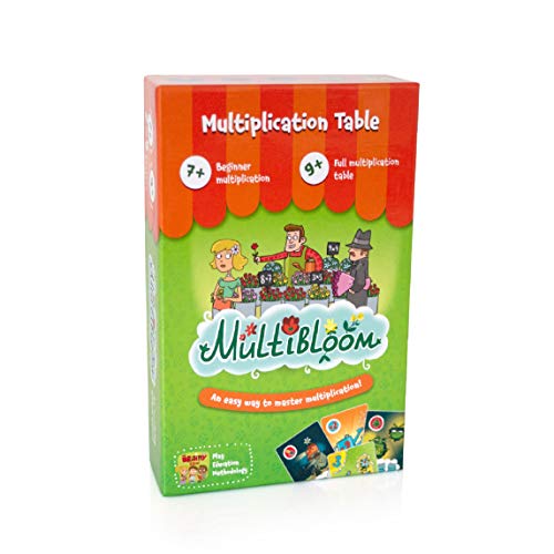 The Brainy Band Multibloom - Das Mathespiel; Multiplikation bis 9x9; Kartenspiel; Multiplizieren für Kinder von The Brainy Band