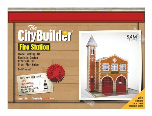 The CityBuilder FIRE Station Karton Modellbau Bausatz - O Scale Modelleisenbahnbau The CityBuilder FIRE Station Karton Modellbau Bausatz - O Scale Modelleisenbahnbau von The CityBuilder