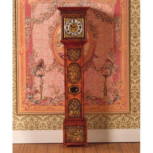 Dolls House Standuhr Grandfather Clock (Polyresin) 1:12 Puppenhaus 4875 von The Dolls House Emporium