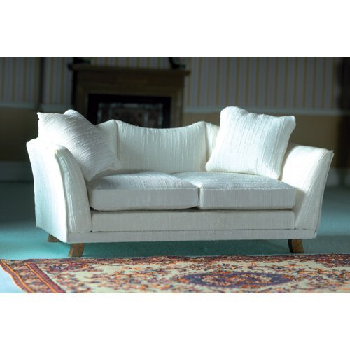 The Dolls House Emporium Klassich cremefarbenes Sofa von The Dolls House Emporium