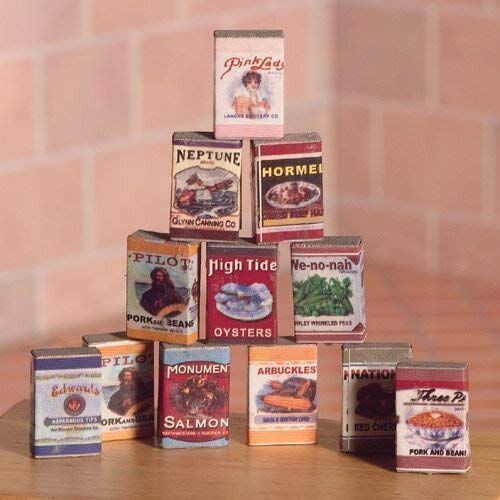 The Dolls House Emporium Konservenbüchsen für die Speisekammer, 12-teilig The Dolls House Emporium Konservenbüchsen für die Speisekammer, 12-teilig von The Dolls House Emporium