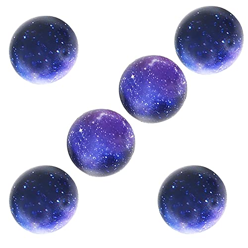 Galaxy-Schaumstoffbälle, 5,1 cm, Stress-Ball, Entlastungsspielzeug für Hand, Handgelenk, Finger, Übung, Squeeze Therapie, Partygeschenk (6er-Pack) von The Dreidel Company