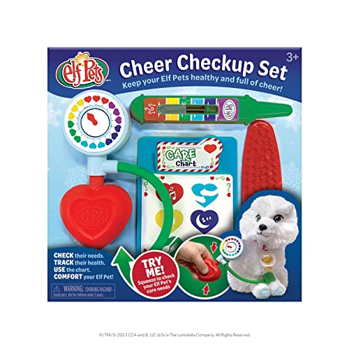 Elf Pets Cheer Checkup Set | Elf on the Shelf Pet Accessory Props Kit | Elf Rentier St Bernard Arctic Fox | Elf Pet Care Kit Medical Equipment | (Elf Pets Not Included) von The Elf on the Shelf