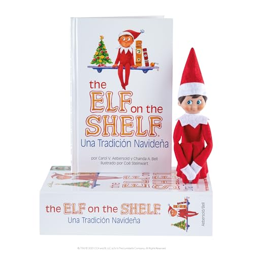 The Elf on The Shelf® Eine Weihnachtstradition | Italienisch | Junge mit Blauen Augen | inkl. zauberhaft illustriertem Buch, Erinnerungsbox & offizieller Adoptionsurkunde von The Elf on the Shelf