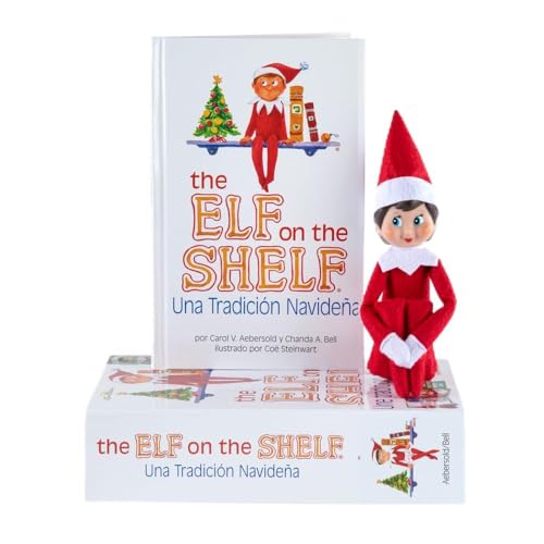 The Elf on The Shelf® Eine Weihnachtstradition | Italienisch | Mädchen mit Blauen Augen | inkl. zauberhaft illustriertem Buch, Erinnerungsbox & offizieller Adoptionsurkunde von The Elf on the Shelf