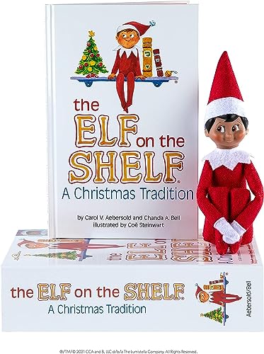 The Elf on The Shelf® Eine Weihnachtstradition | Englisch | Junge mit Braunen Augen | inkl. zauberhaft illustriertem Buch, Erinnerungsbox & offizieller Adoptionsurkunde von The Elf on the Shelf