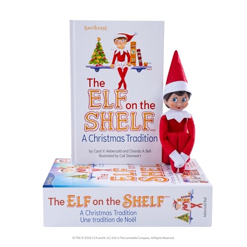 The Elf on the Shelf Box-Set – Mädchenlicht, zweisprachige Verpackung, englisches Buch – Serie 3, mehrfarbig (EOTGIRLEFE3) von The Elf on the Shelf