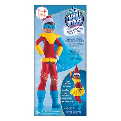 The Elf on The Shelf® MagiFreez™ Polar Hero | Superhelden-Outfit mit Umhang & Helden-Maske | Scout Elf Accessoires von The Elf on the Shelf