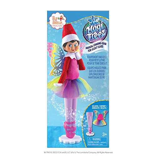 The Elf on the Shelf® MagiFreez™ Regenbogenfee | Regenbogenkleid mit Röckchen & Filz-Flügeln | Scout Elf Accessoires von The Elf on the Shelf