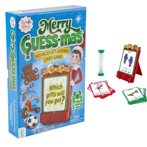 Wichtelknacker Weihnachtszubehör | Elf on The Shelf Merry Guess-mas Kartenspiel (Englisch) | Wichtelzubehör | Wichtel Scherzartikel | Elfenzubehör von The Elf on the Shelf