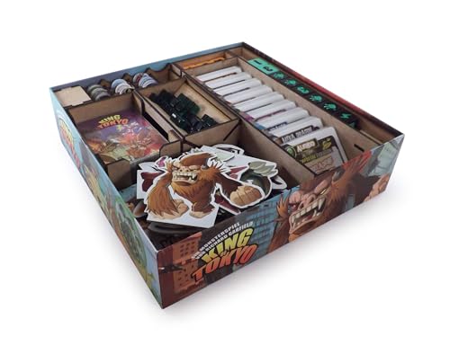 The Game Doctors Brettspiel Organizer kompatibel King of Tokyo oder King of New York + Erweiterungen Power Up! und Halloween The Game Doctors Brettspiel Organizer kompatibel King of Tokyo oder King of New York + Erweiterungen Power Up! und Halloween von The Game Doctors