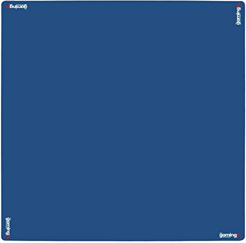 The Gaming Mat Company Poker-, Domino-, Bridge- und Mahjong-Tischmatte – Blau, 83,8 x 83,8 cm, Premium-Gaming-Matte – Gaming-Matte, Tischauflage, Kartenmatte, quadratische Mahjong-Tischdecke von The Gaming Mat Company