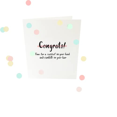 Konfetti Cards - Congrats V2 von The Gift Label