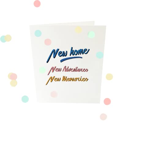 Konfetti Cards - New Home V2 von The Gift Label