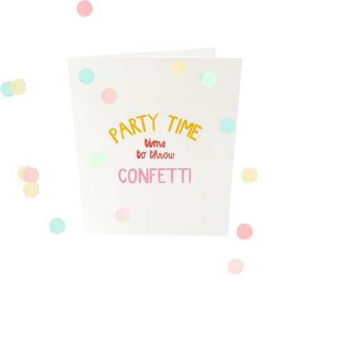 Konfetti Cards - Party Time V2 von The Gift Label