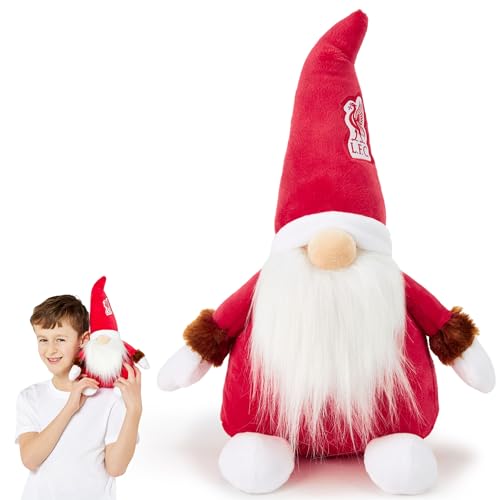 The Gift Scholars Liverpool FC Gonk Gartenzwerg (33cm Groß) Offiziell Lizenziertes Weichspielzeug Plüsch, für Erwachsene Kinder Kopites von The Gift Scholars