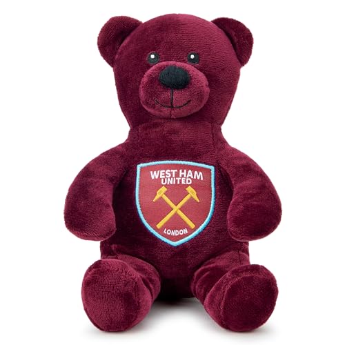 The Gift Scholars West Ham United FC Offizielles Fußballgeschenk Mini-Bär - Ideales Weihnachts-/Geburtstagsgeschenk für Männer und Jungen, Zeige Deine Unterstützung für Die Hammers von The Gift Scholars