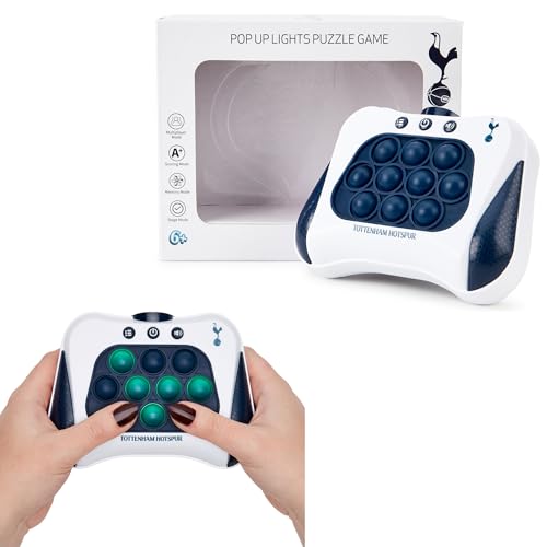 Tottenham Hotspur FC Offiziell Lizenziertes Pop It Electric: Pop-Up-Lichter-Puzzlespiel. Perfekt für jeden Fan der Spurs. Ideales Spielzeuggeschenk für Kinder - Bubble-Sensorik von The Gift Scholars