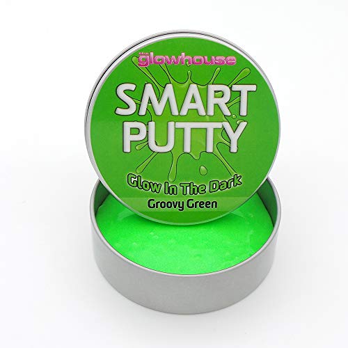 The Glowhouse Smart Slime Putty, der im Dunkeln leuchtet (Groovy Green) von The Glowhouse