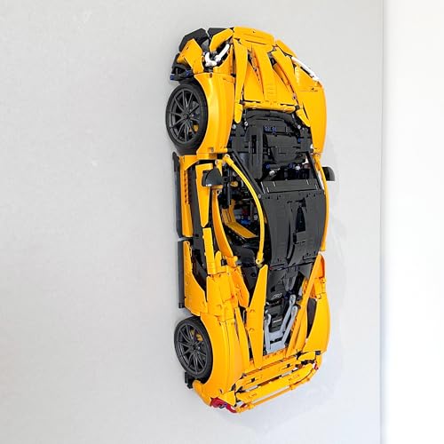 The Good Idea | Wandhalterung für Lego Technic McLaren P1 42172 | Sichere & stylische Displayhalterung für Modellauto aufrecht oder kopfüber von The Good Idea