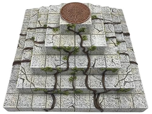 Fantasy-Szenerie – Tabletop-Gelände für 28-mm-Fantasy-Miniaturen – Vollständig bemalt mit erstaunlichen Details, RPG-DND-Modell – Perfekt für Rollenspiele und Wargaming (Pyramide) von The Grinning Gargoyle